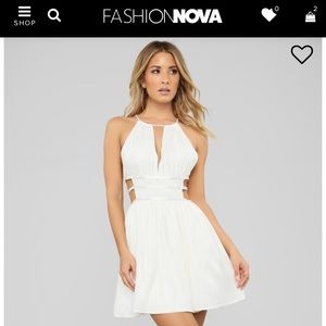 FashionNova My Love Above Cutout Dress super cute